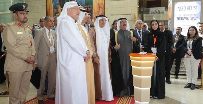 His Highness Sheikh Hasher Bin Maktoum Al Maktoum Inaugurates  Dubai Derma 2019